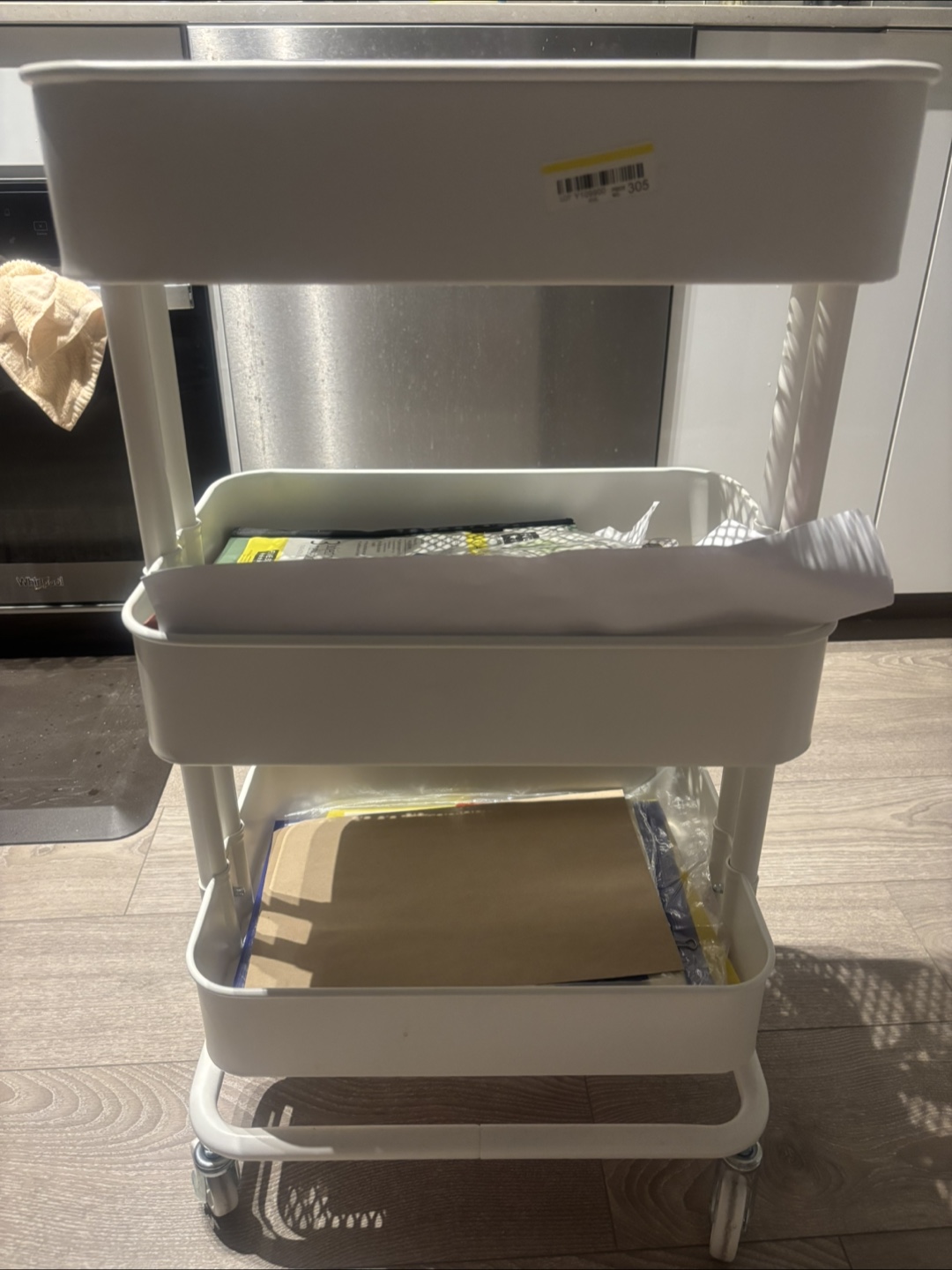 IKEA RÅSKOG White Utility Cart - photo 2