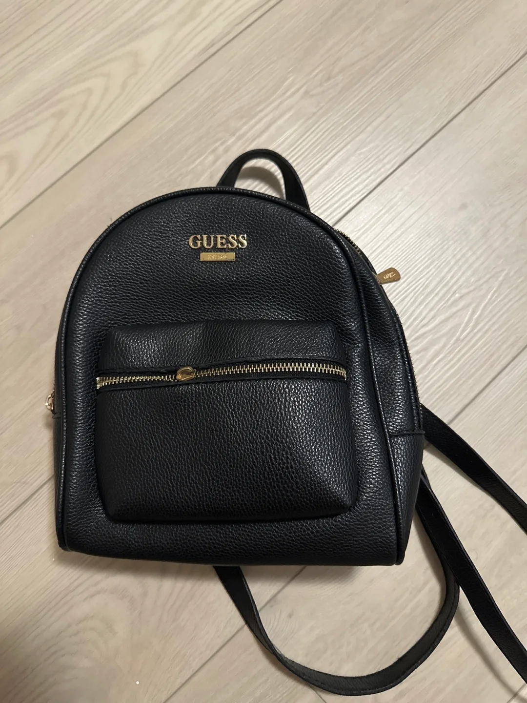 Guess Black Mini Backpack thumbnail