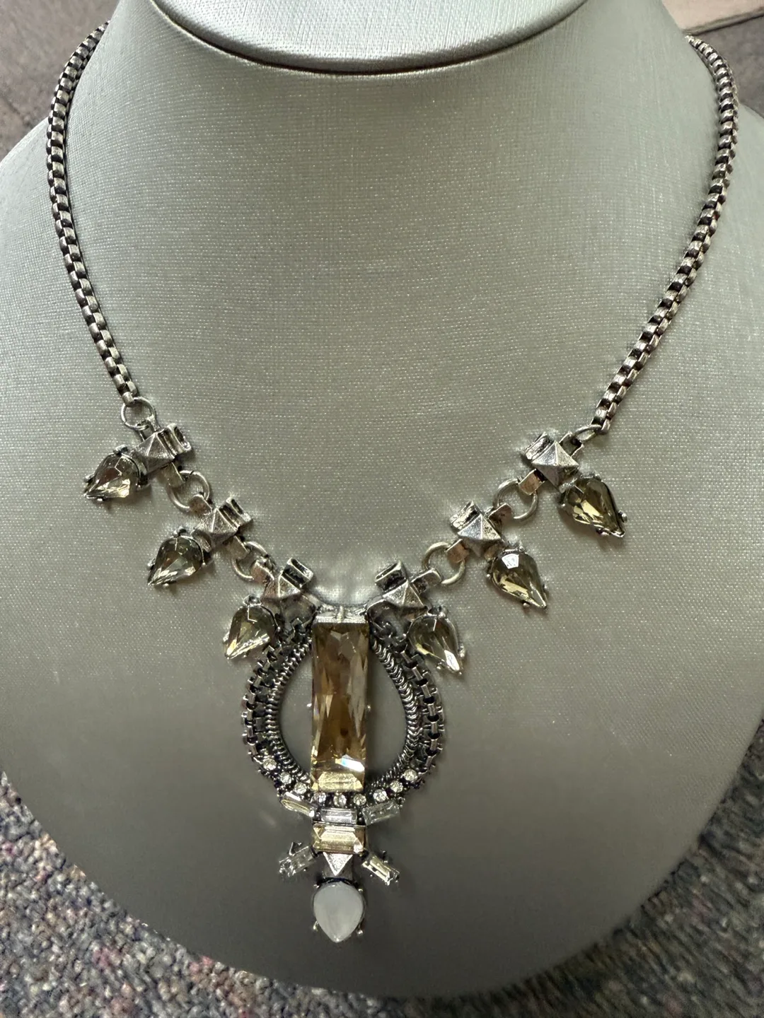 Statement Necklace earrings set thumbnail