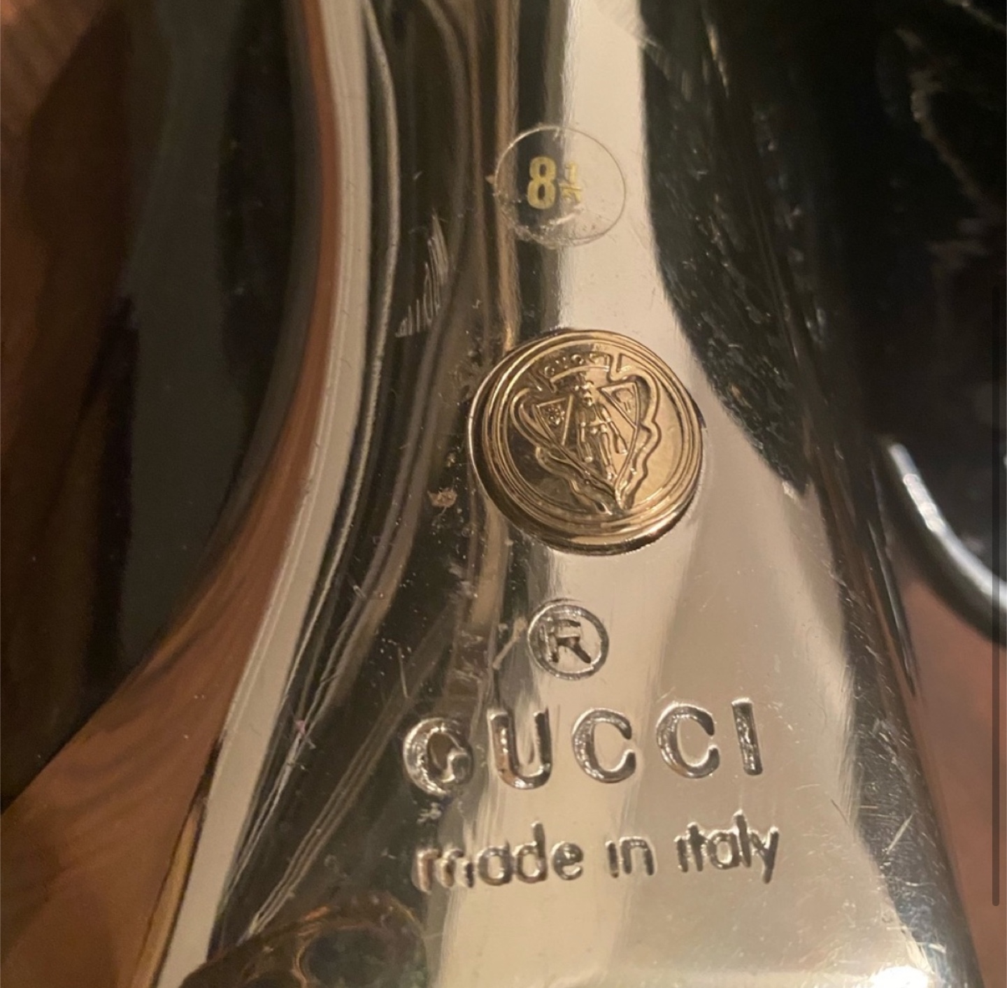 Gucci Black Patent Leather Heels - Size 8 - photo 3