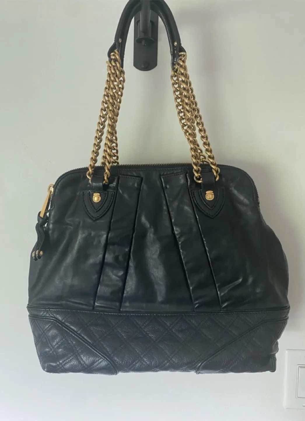 Marc Jacobs Black Leather Handbag thumbnail
