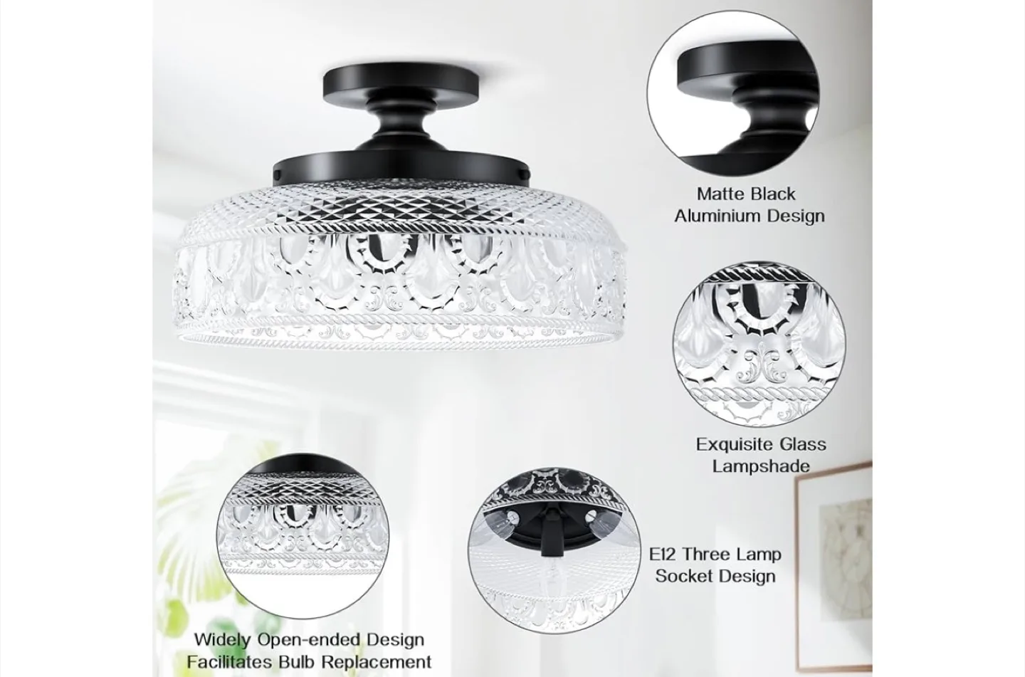 Flush Mount Ceiling Light Fixture thumbnail