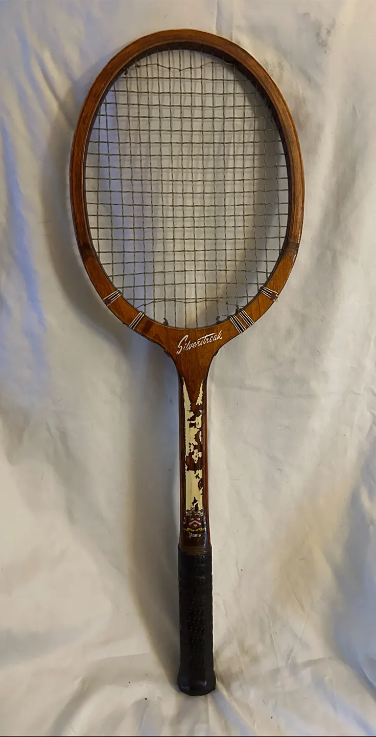 Vintage VICTOR/TAD DAVIS Silverstreak Tennis Racket thumbnail