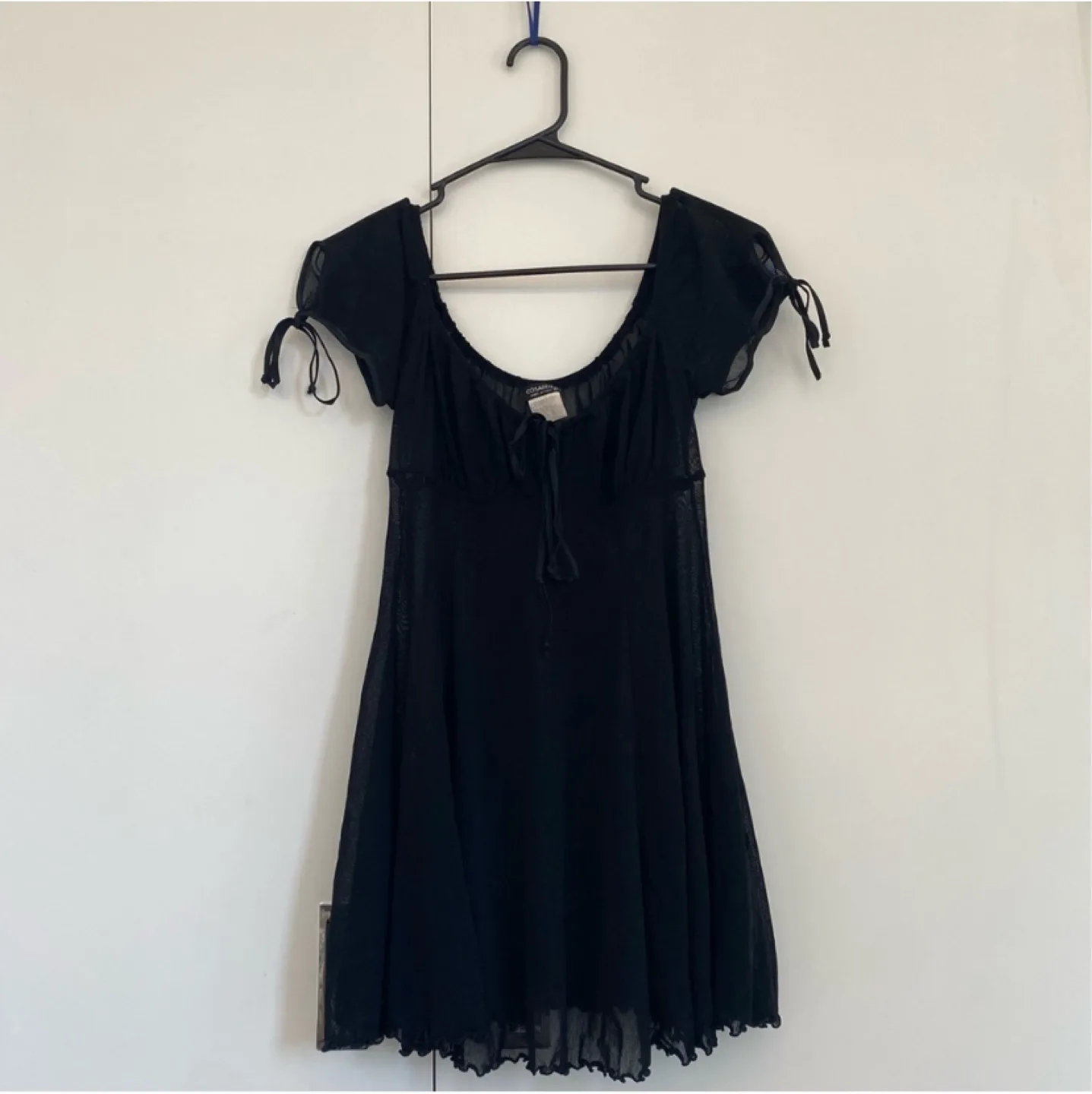 Vintage Y2K Cosabella Italian Sheer Mesh Babydoll Slip Size M thumbnail