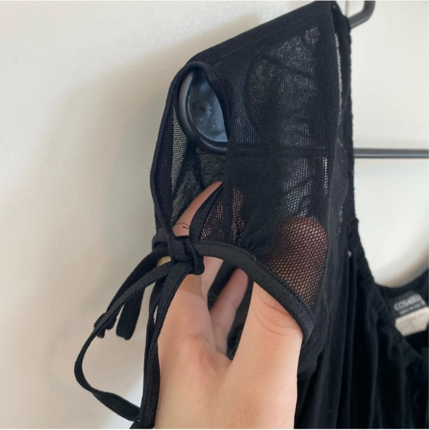 Vintage Y2K Cosabella Italian Sheer Mesh Babydoll Slip Size M image indicator(4)