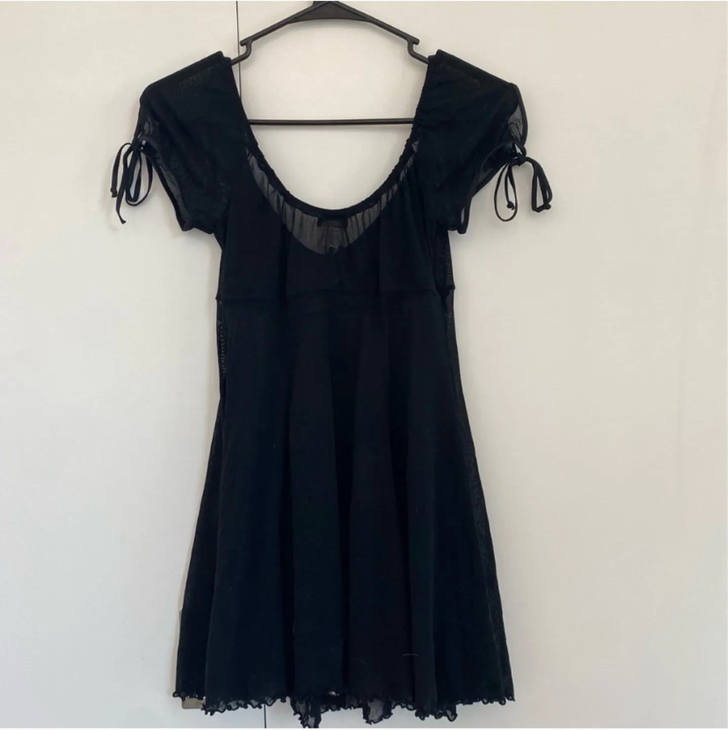 Vintage Y2K Cosabella Italian Sheer Mesh Babydoll Slip Size M image indicator(7)