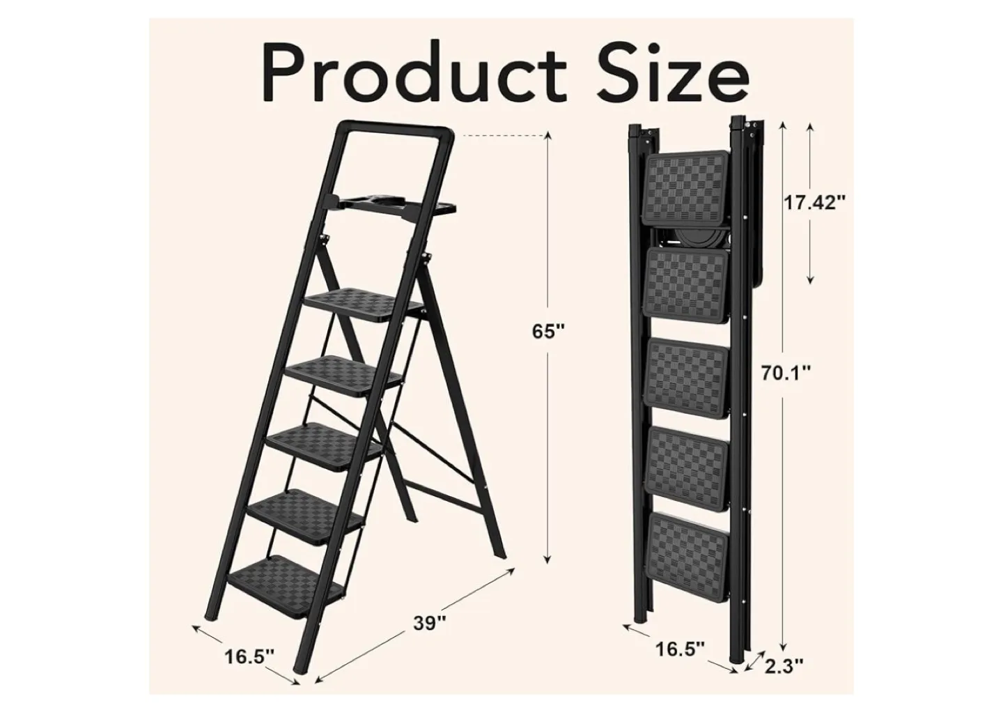 5-Step Ladder with Wide Pedals thumbnail