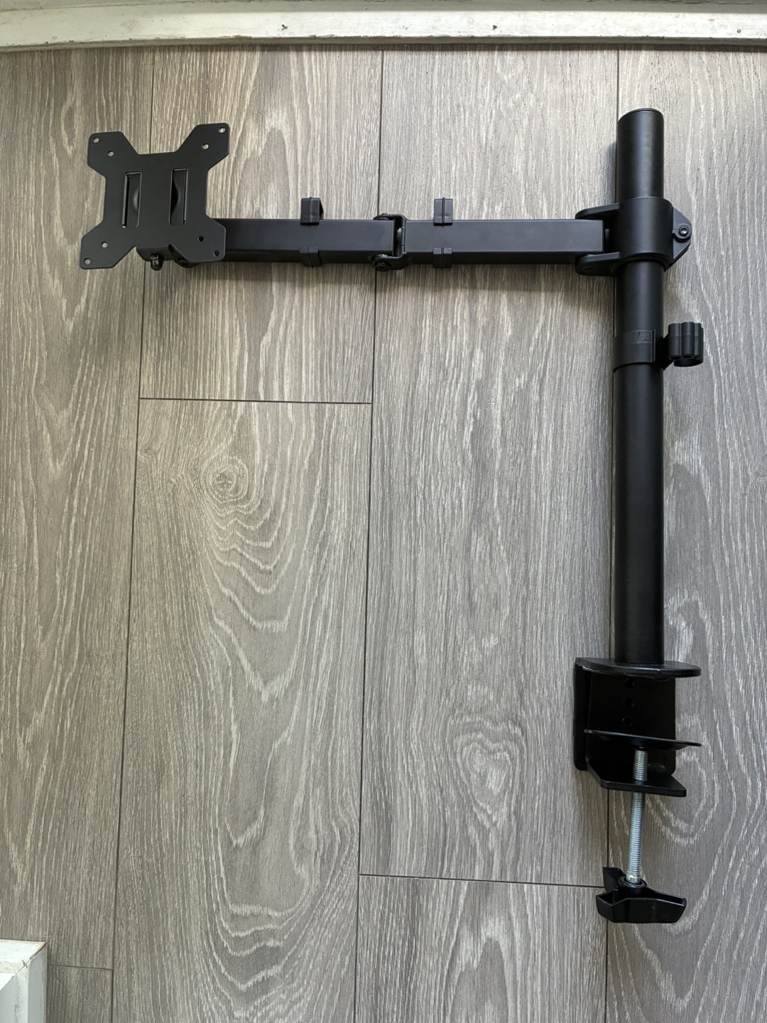Black Monitor Desk Mount