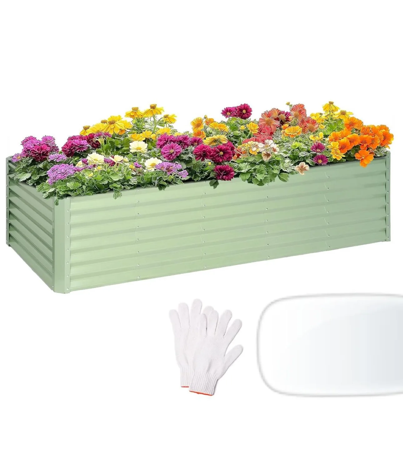 Metal Raised Garden Bed - 6ft x 3ft x 1.5ft thumbnail