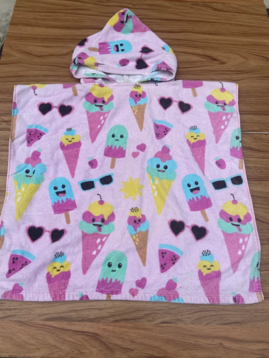 Indigo Kids hooded poncho cotton towel image indicator(5)