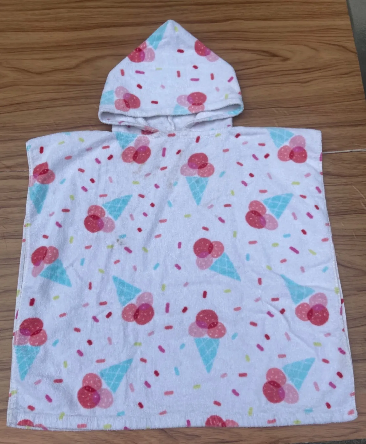 Indigo Kids hooded poncho cotton towel image indicator(4)