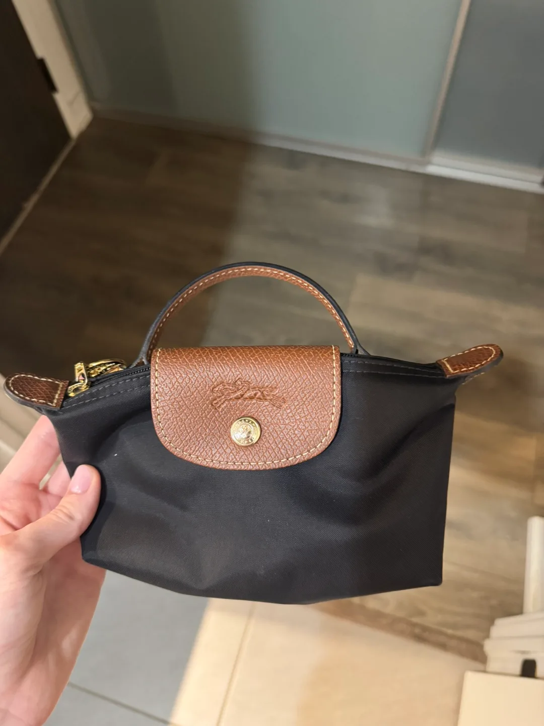 Longchamp Black Cosmetic Pouch thumbnail