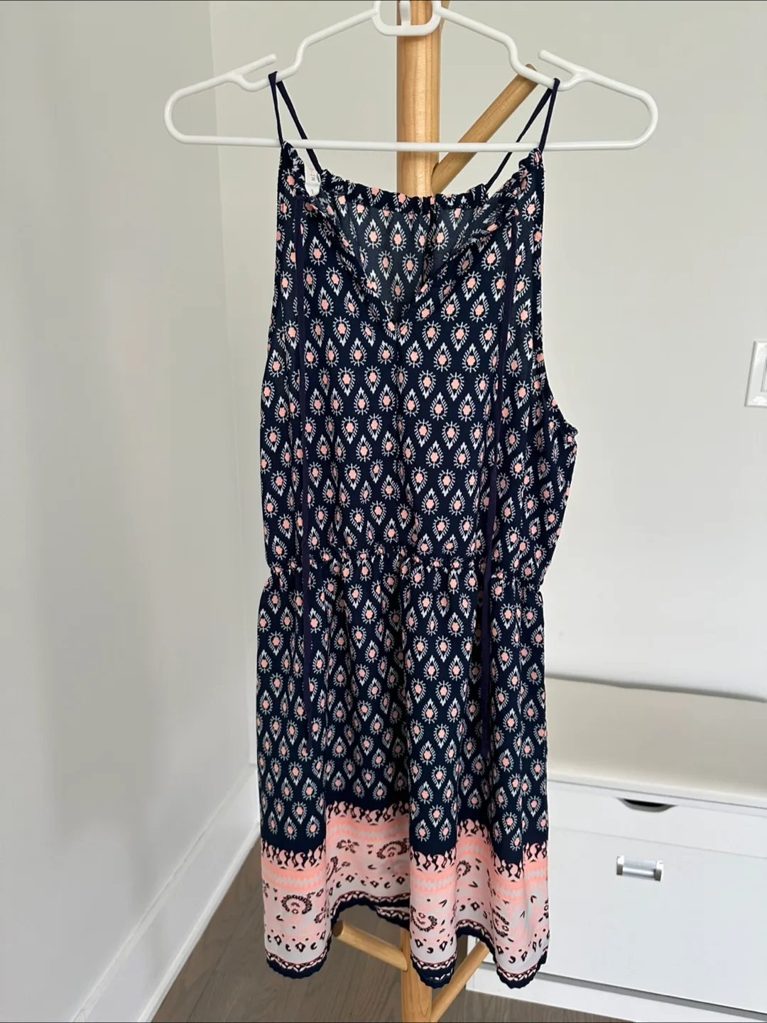 Printed Romper Dress thumbnail