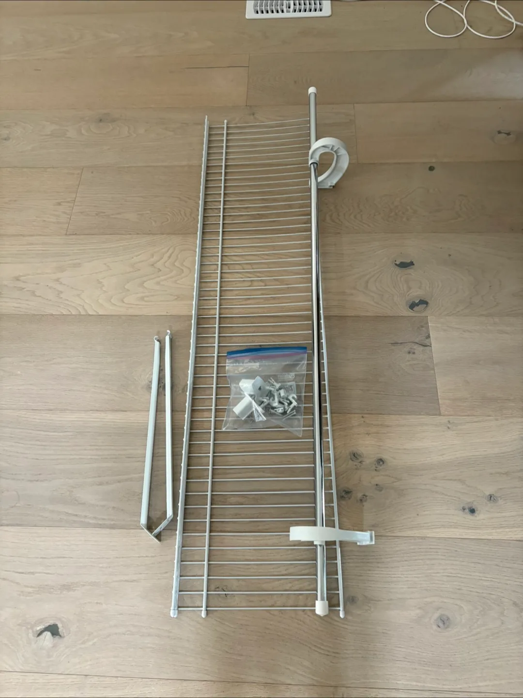 Closetmaid White Wire Shelf Kit 4’ x 12” image indicator(6)