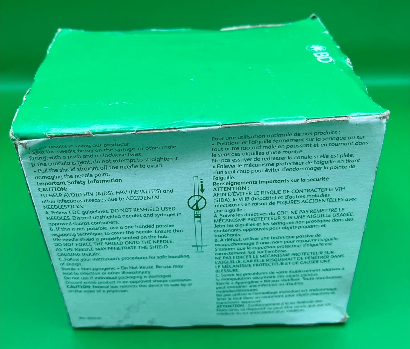 BD PrecisionGlide Needles 21G x 1 1/2" (0.8mm x 40mm) image indicator(3)