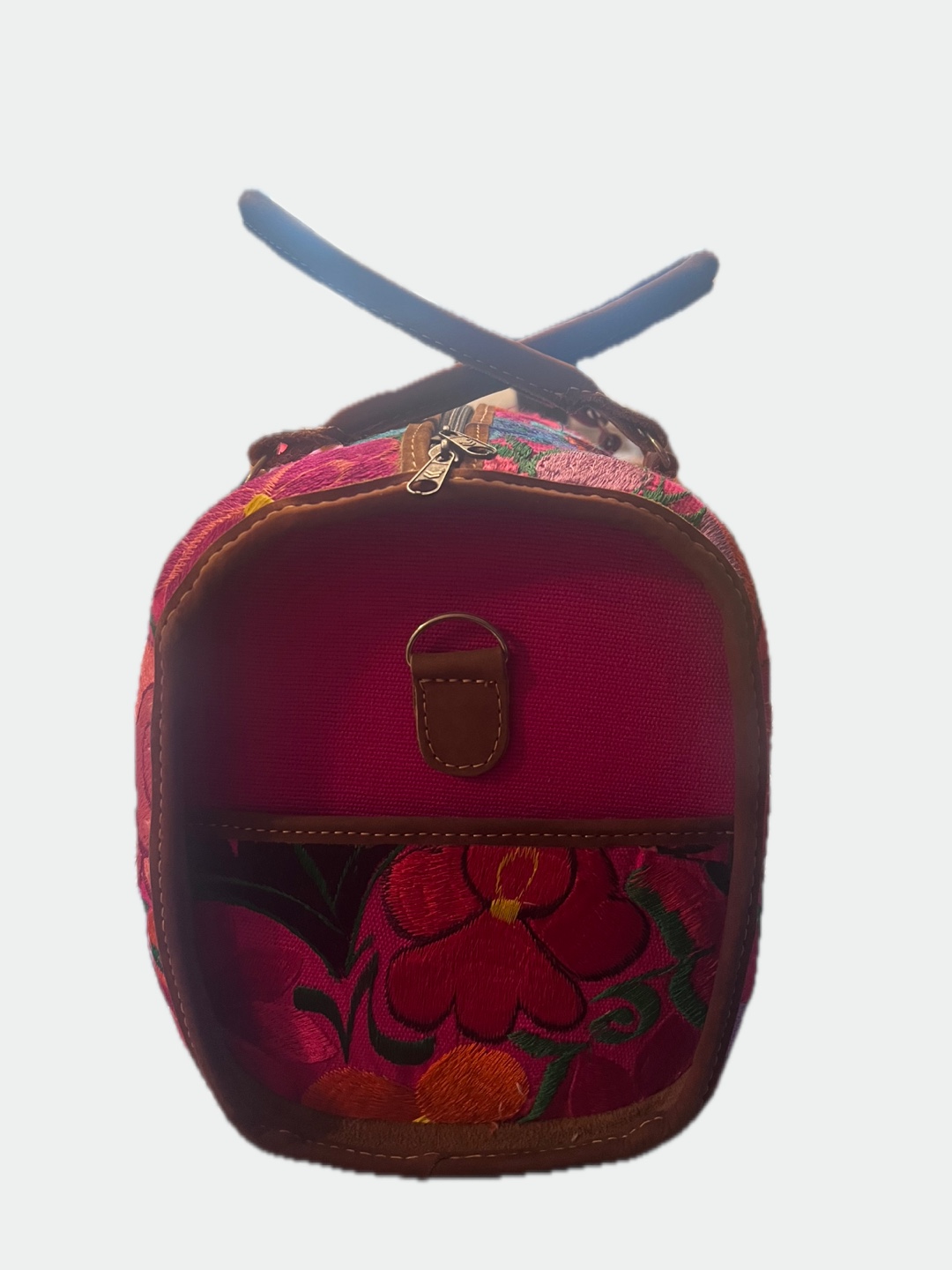 Handmade Floral Embroidered Handbag - photo 3