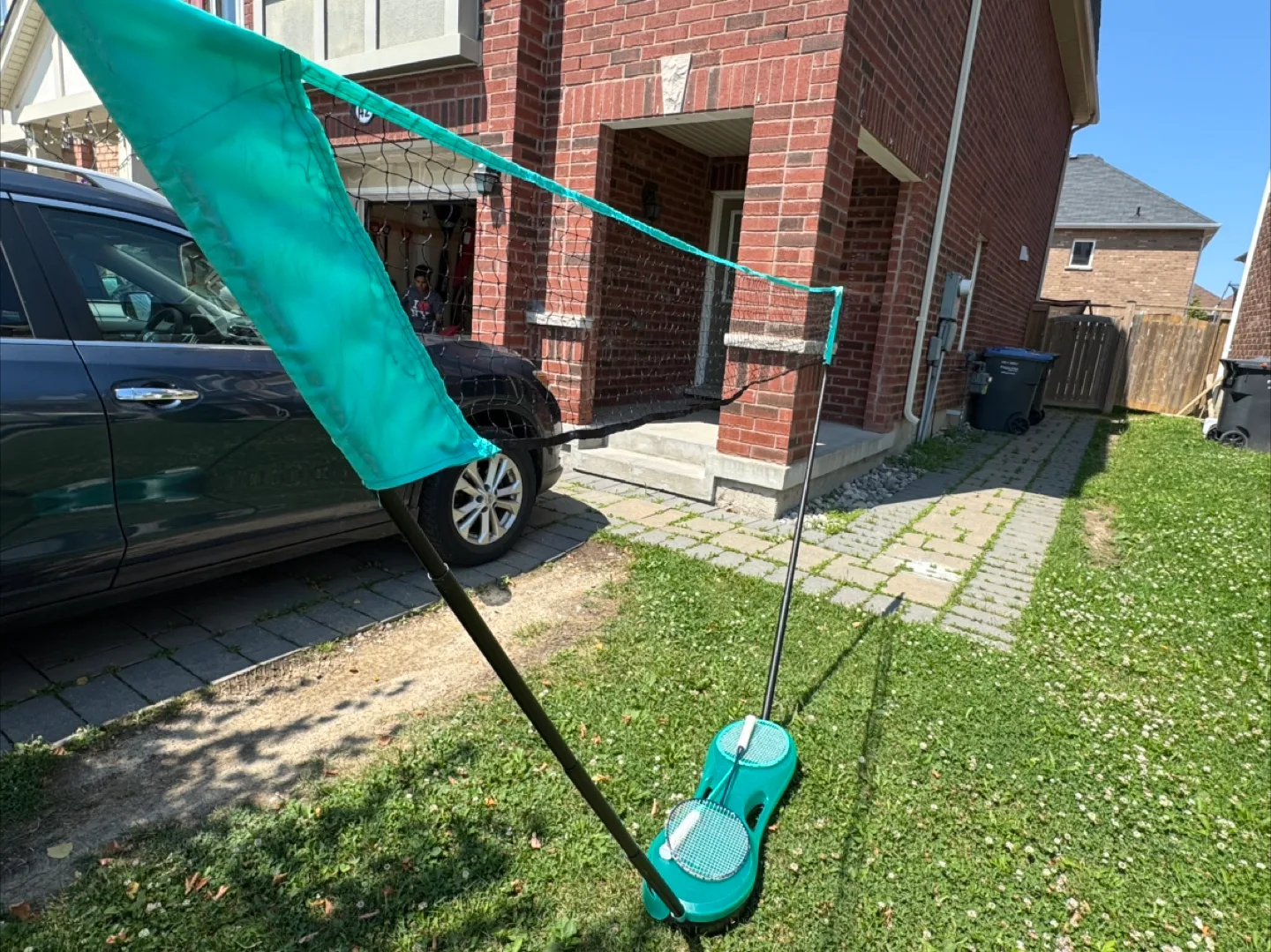 Portable Badminton Set with Net thumbnail