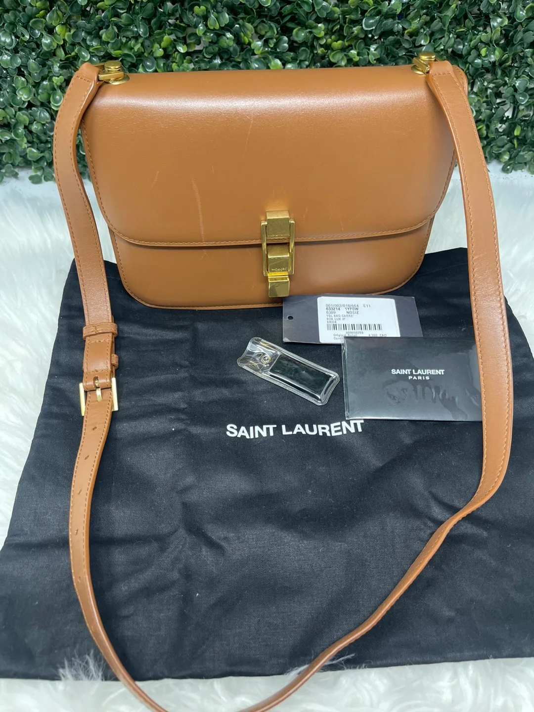 Authentic Saint Laurent Leather Shoulder Bag thumbnail