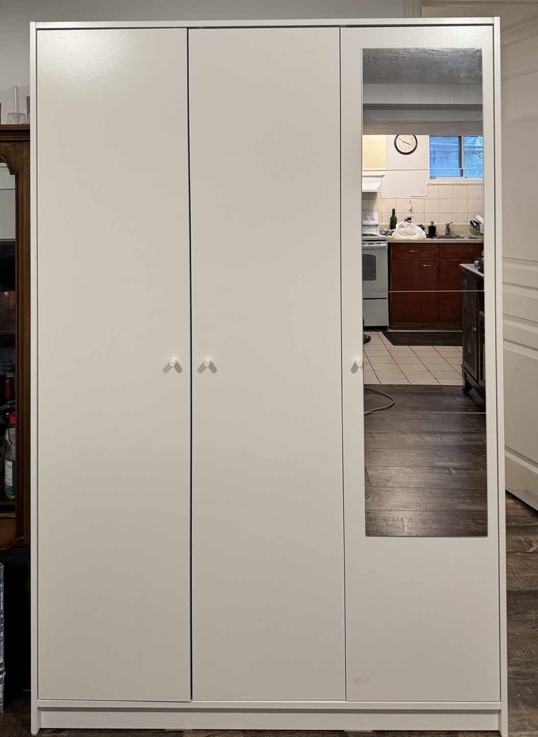 IKEA Kleppstad Wardrobe with 3 Doors, White