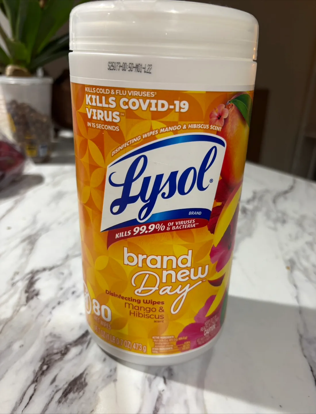 🥕Lysol Brand New Day Disinfecting Wipes - Mango & Hibiscus thumbnail