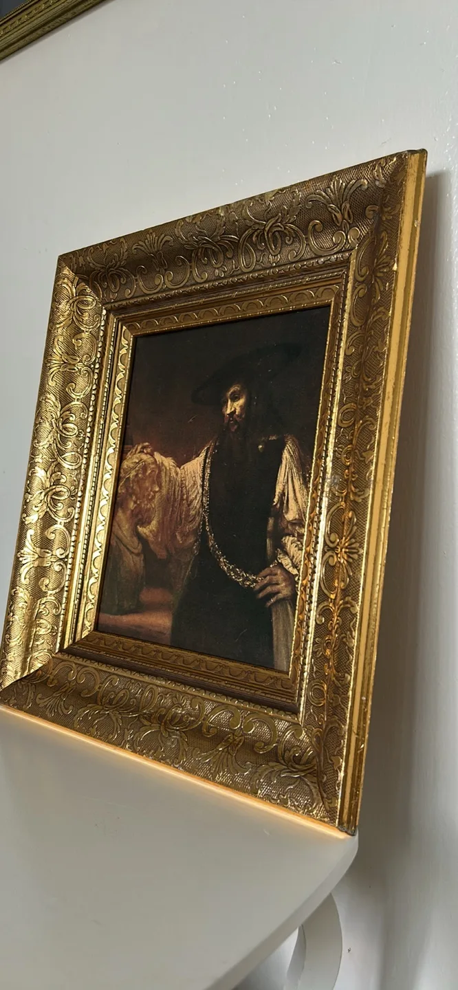 Framed Rembrandt Painting thumbnail