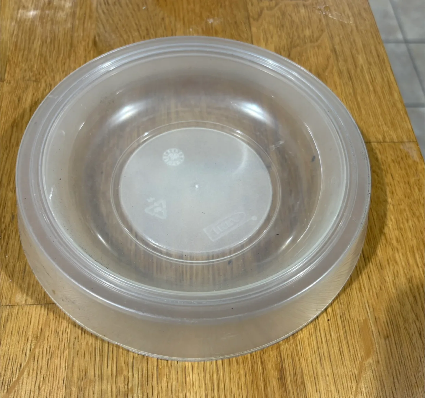 🥕Clear Plastic Pet Feeding Bowl thumbnail