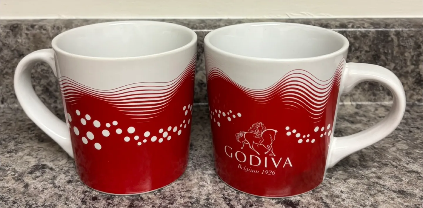 Godiva Belgium 1926 Mug Set thumbnail
