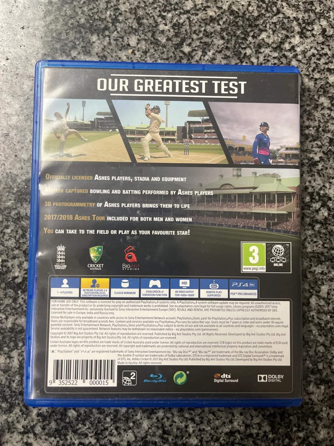 Ashes Cricket PS4 Game image indicator(2)