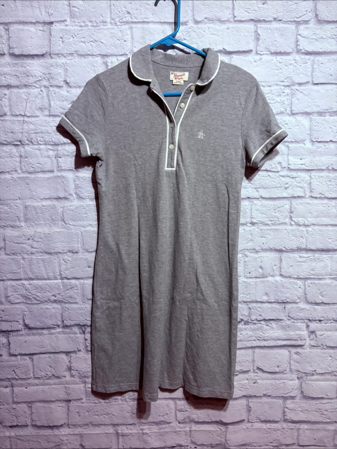 Original Penguin Grey Polo Dress Size S thumbnail