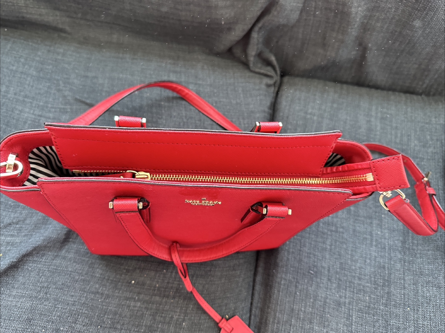 Kate Spade Red Leather Satchel - photo 2
