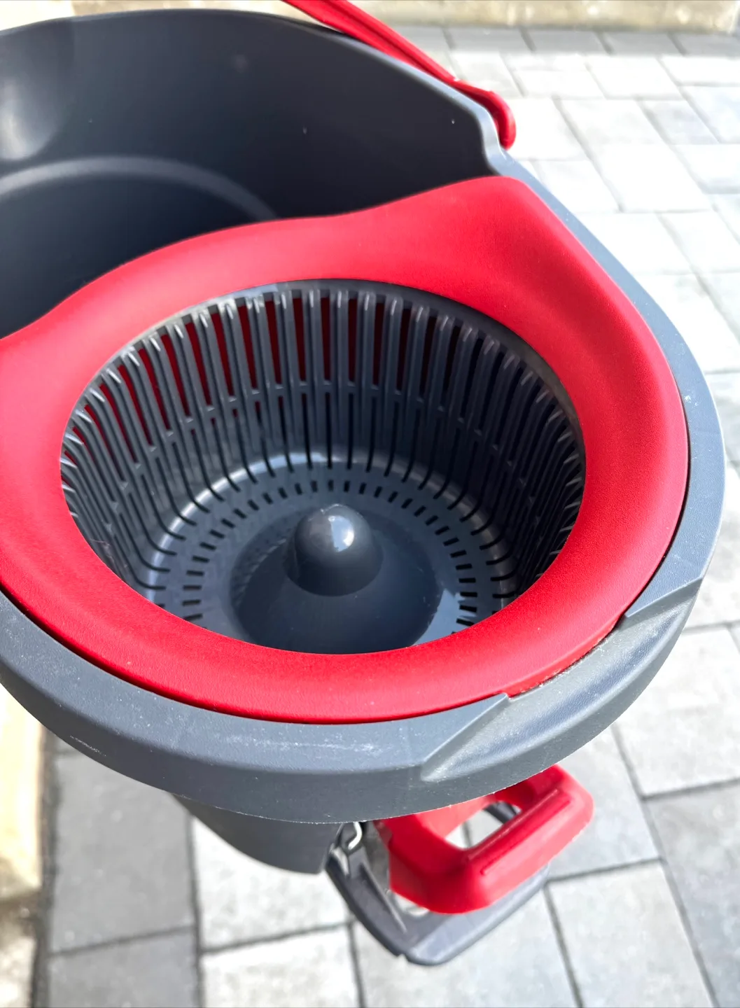 Vileda Spin Mop Bucket (used) with brand new mop head thumbnail