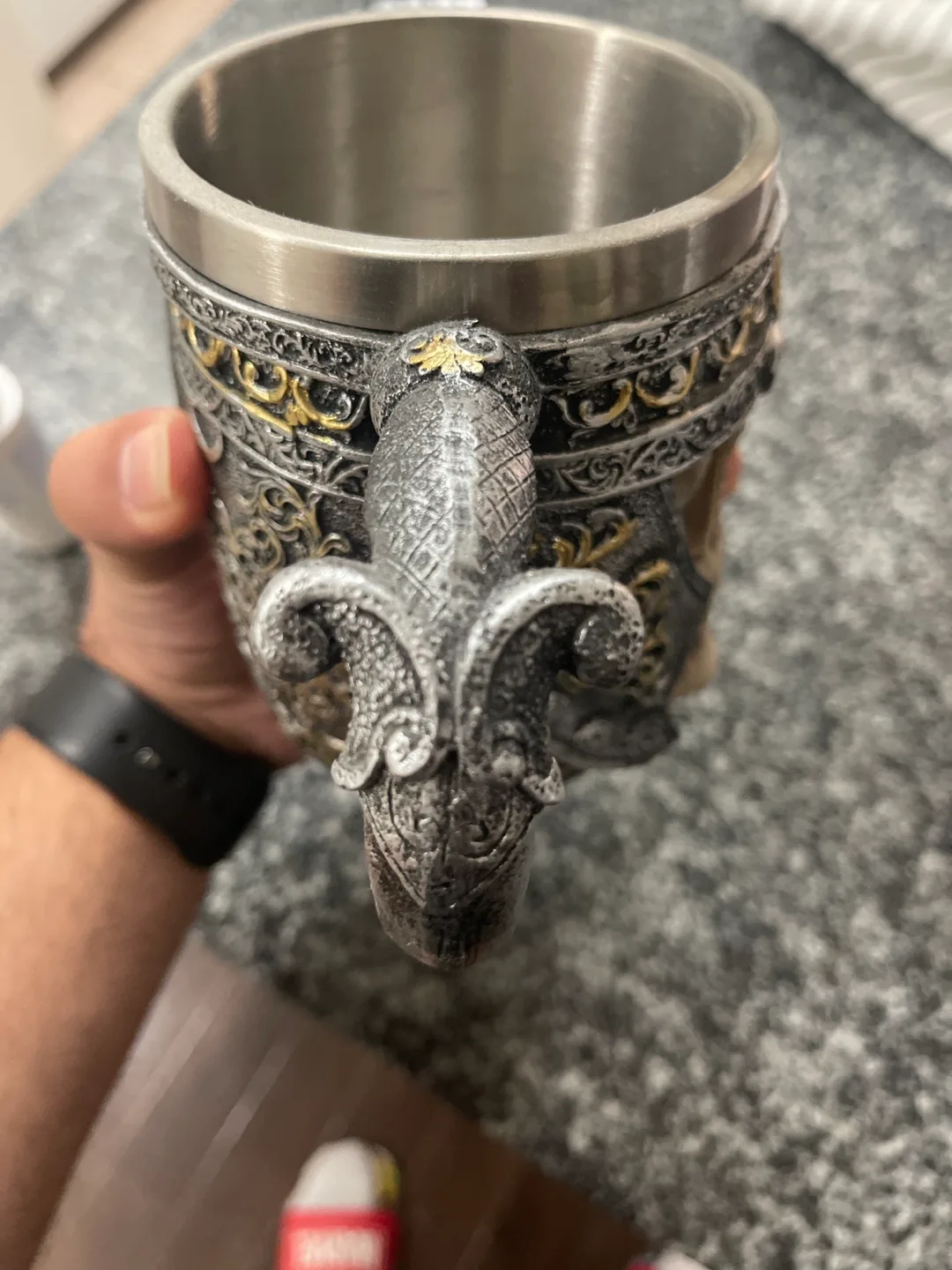 Skull Mug with Intricate Design image indicator(4)