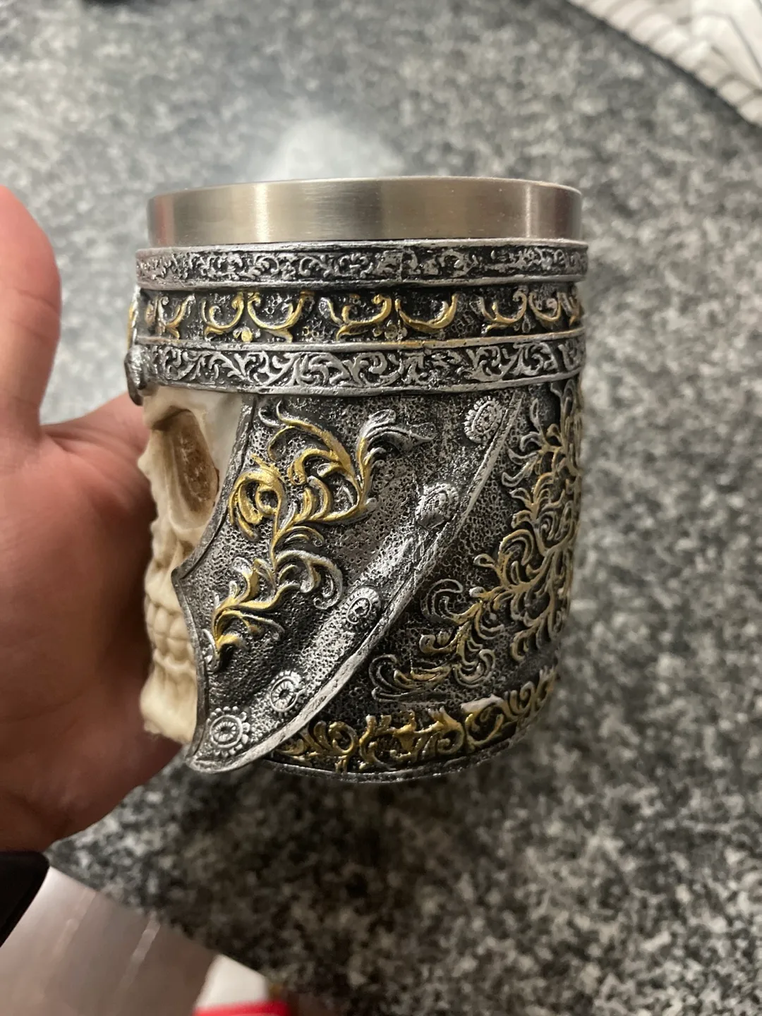 Skull Mug with Intricate Design image indicator(3)
