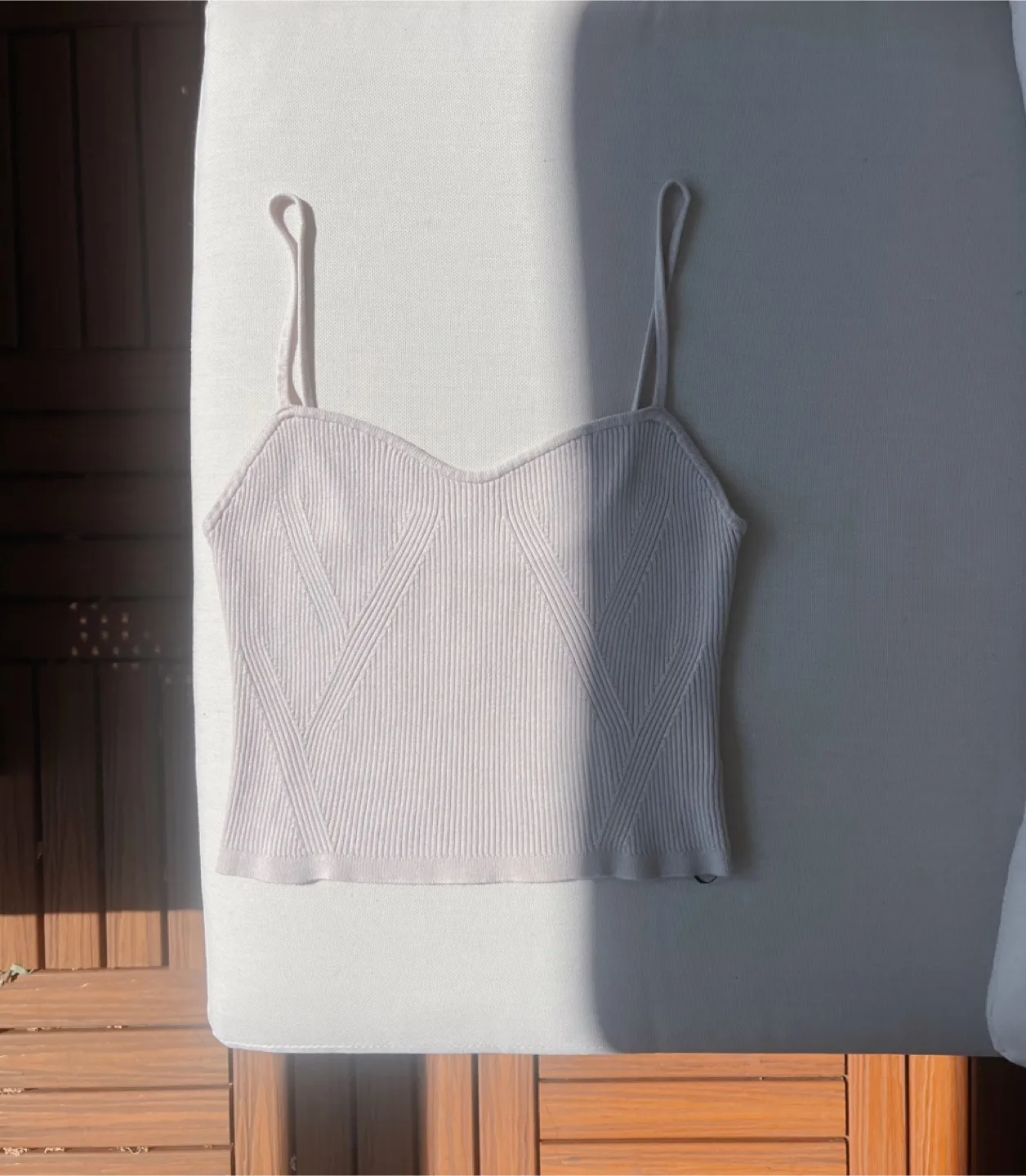H&M Ribbed Tank Top - Size S thumbnail