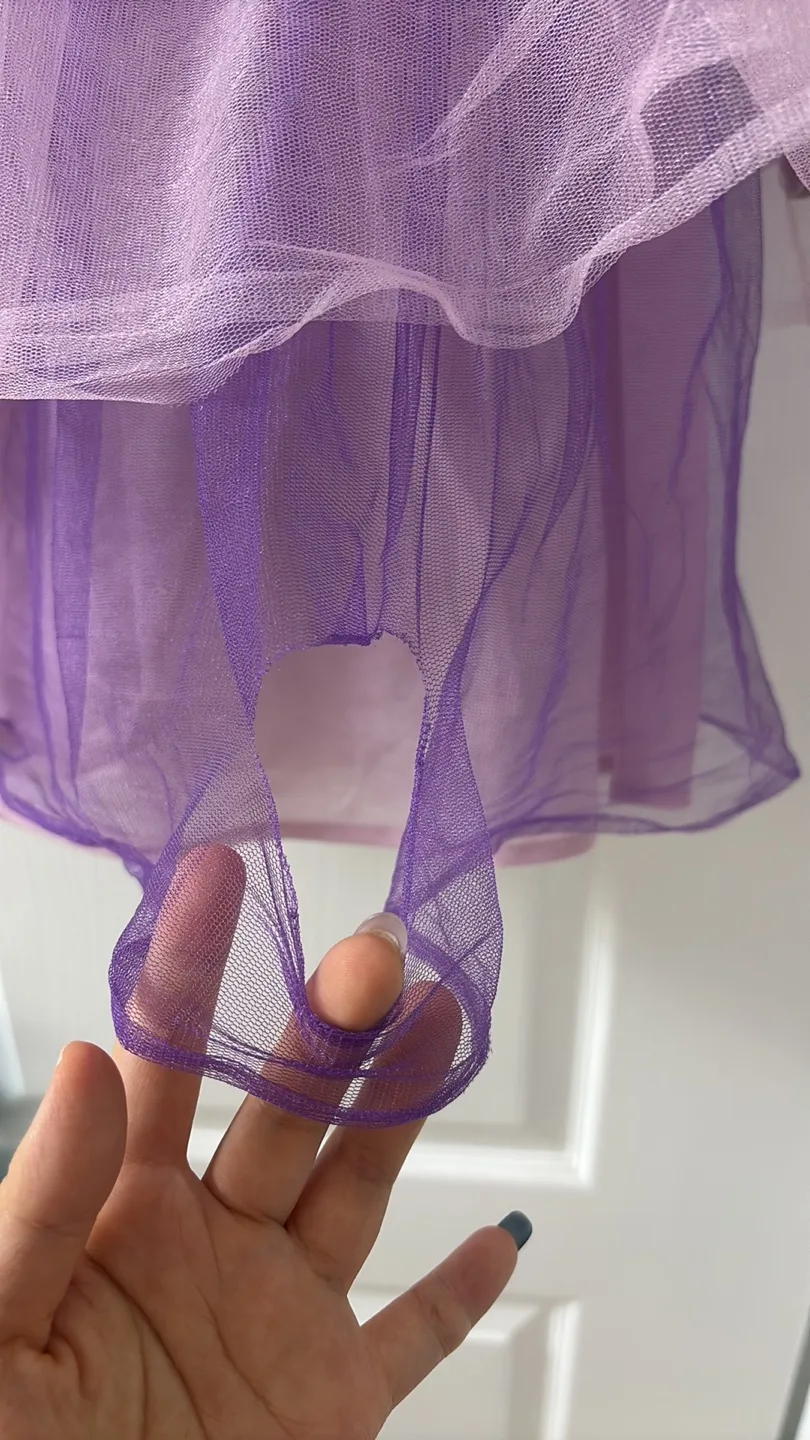 Girls “Disney Frozen” long sleeve shirt tulle dress size 6-8yrs image indicator(5)