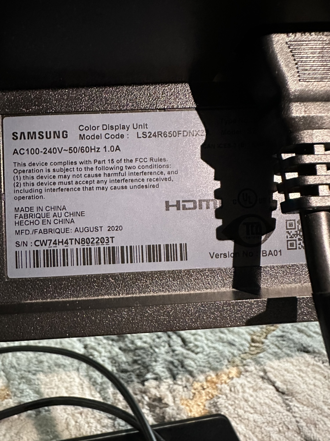 Samsung LS24R650FDNXZA 24-Inch Monitor - photo 3