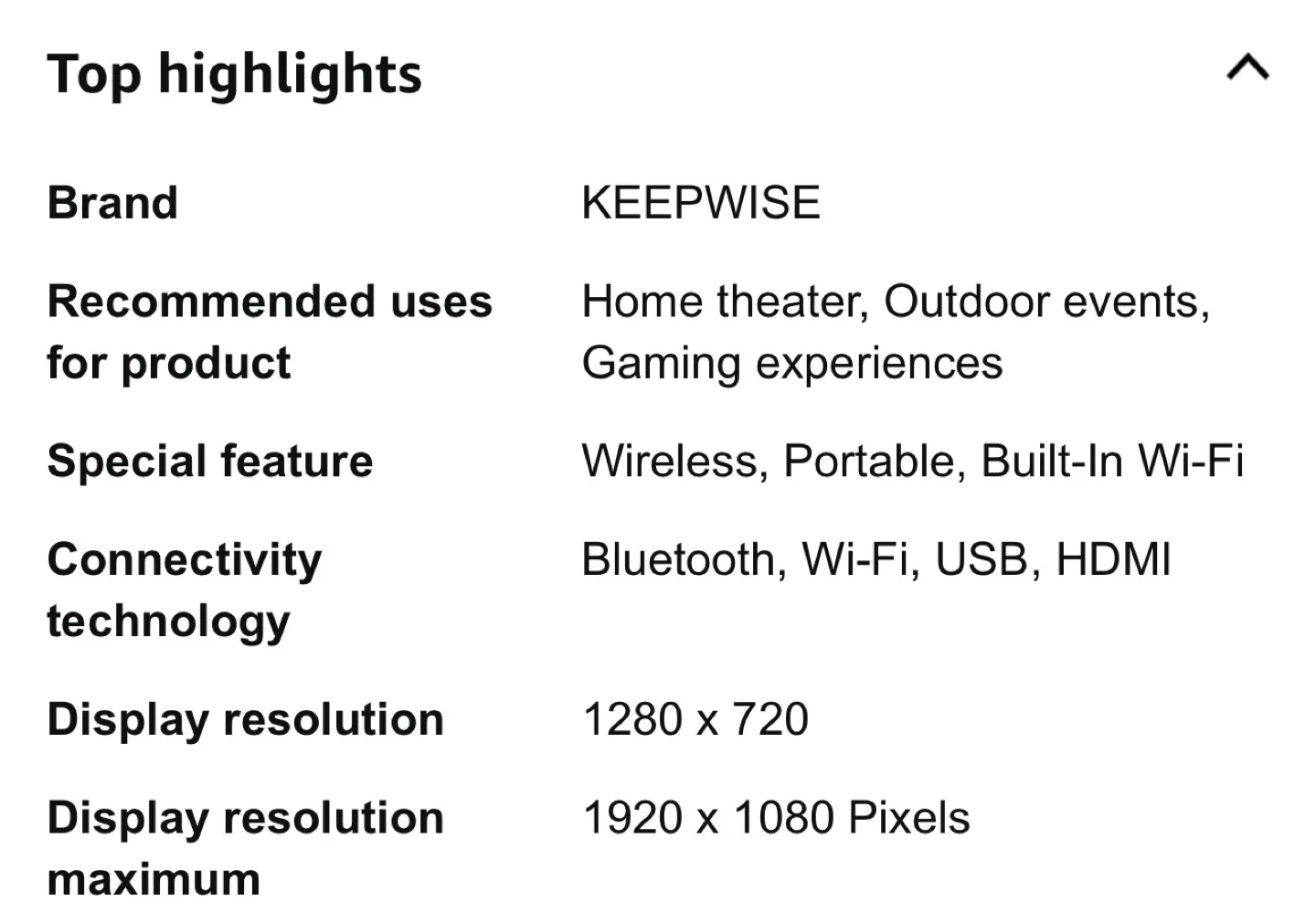 White Projector image indicator(9)