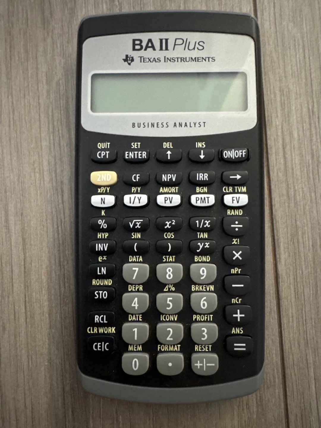 Texas Instruments BA II Plus Financial Calculator thumbnail