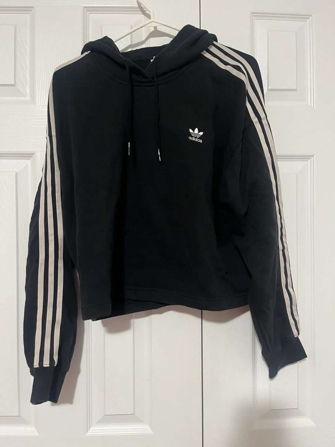 Adidas Black Hoodie size large thumbnail