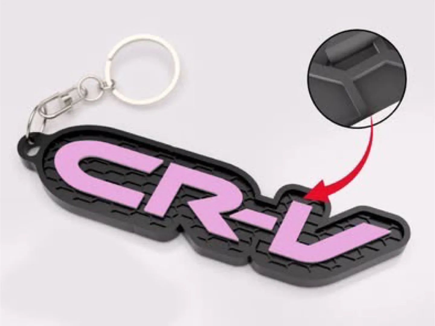 3D printed CRV logo keychain image indicator(4)