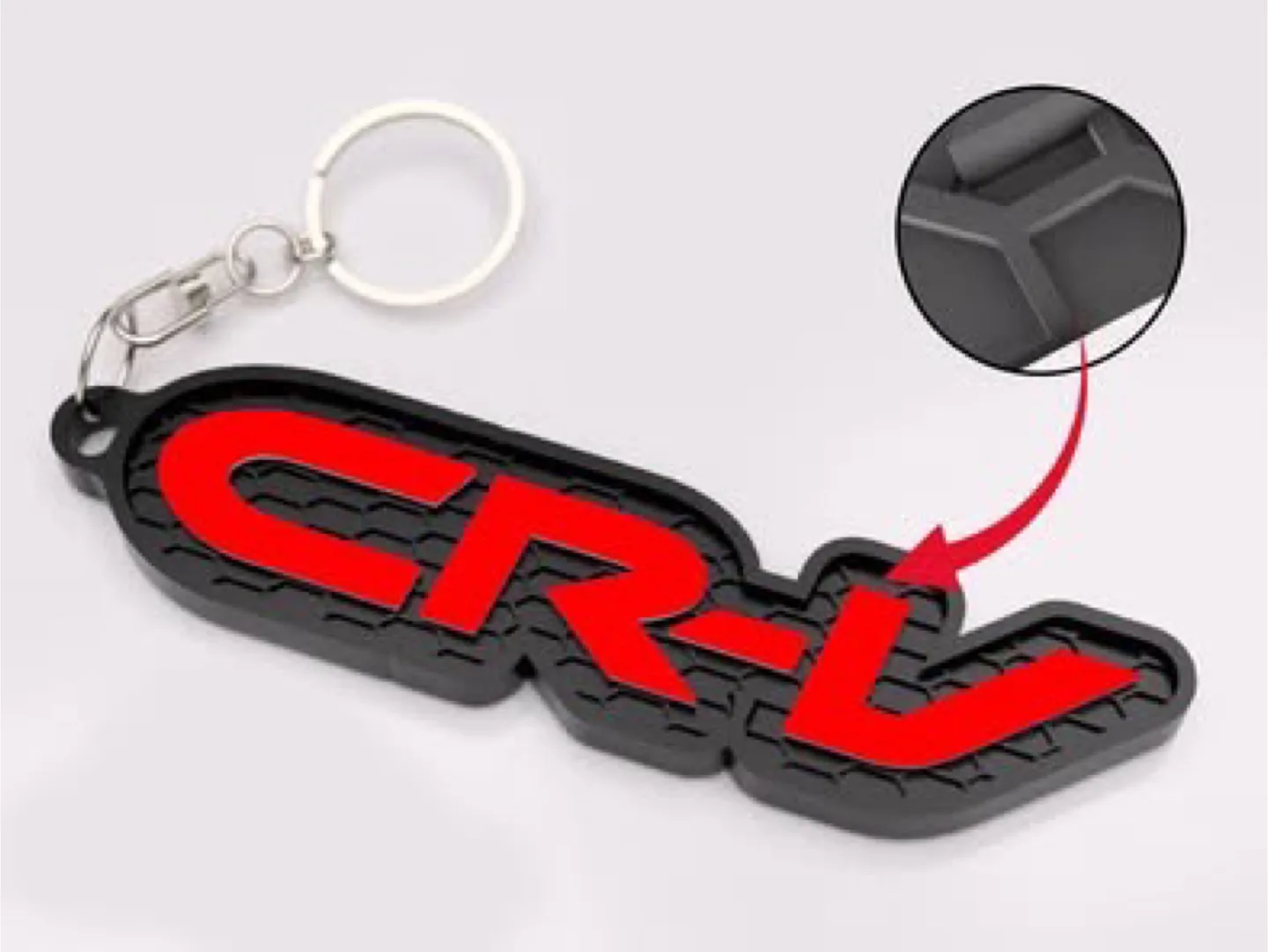3D printed CRV logo keychain image indicator(5)