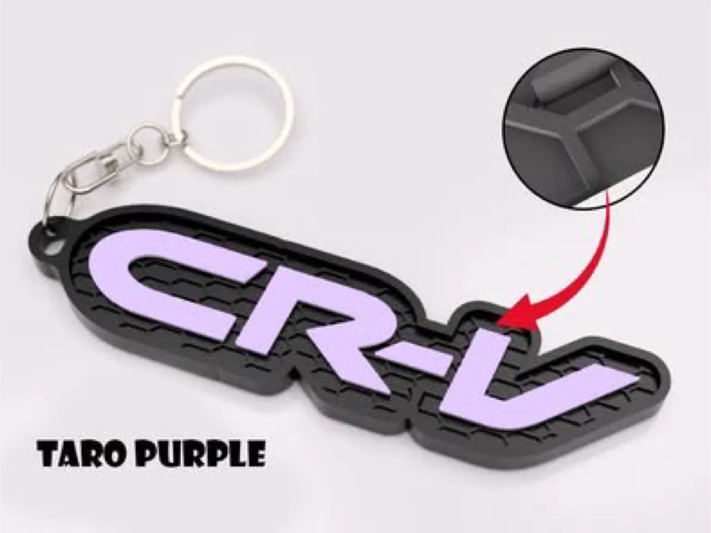 3D printed CRV logo keychain image indicator(10)