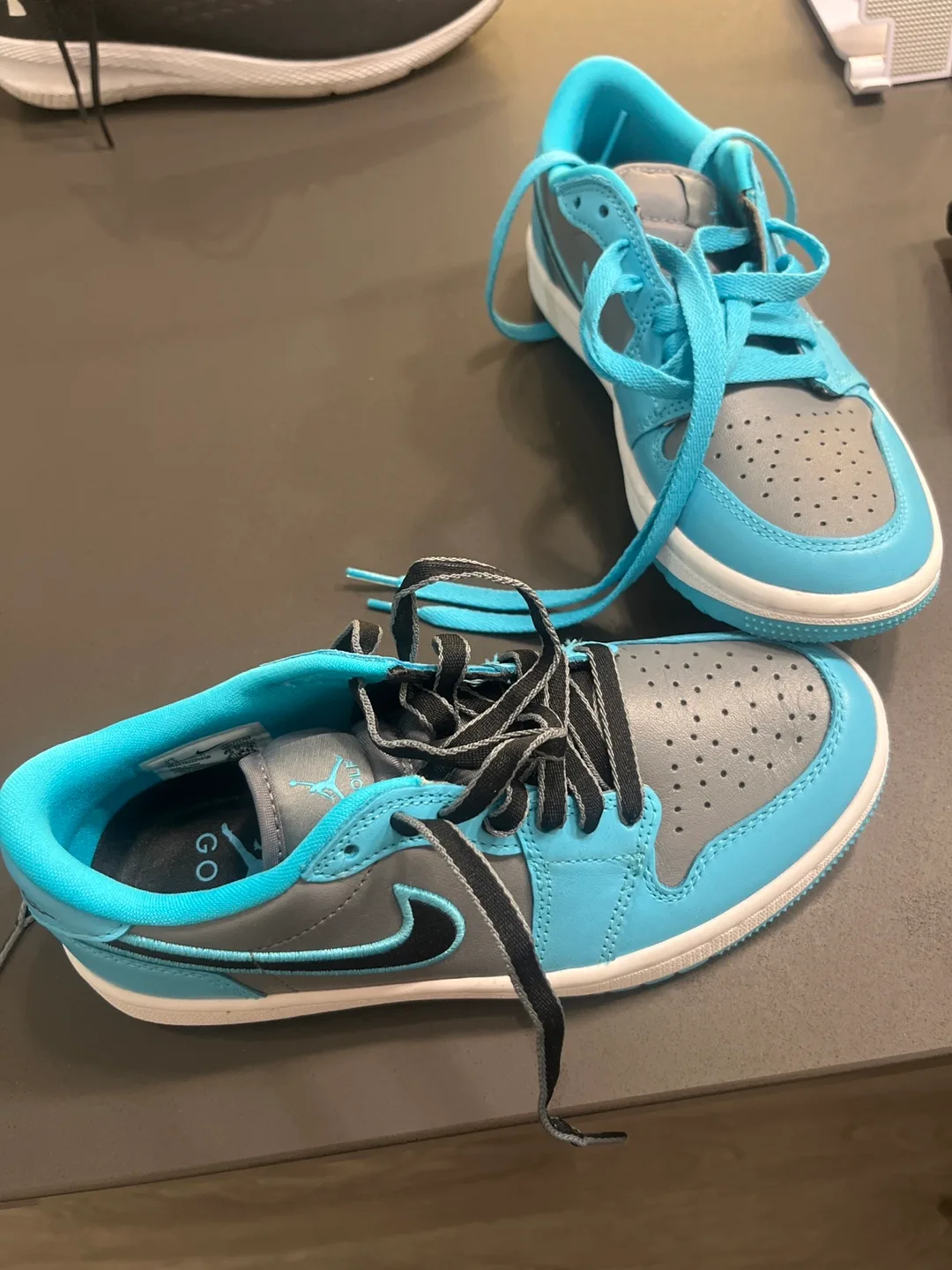 Nike Air Jordan 1 Low Golf Shoes Blue/Grey thumbnail