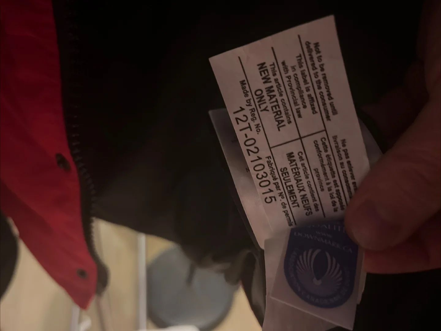 New Canada Goose Vest - Red, Size S image indicator(3)