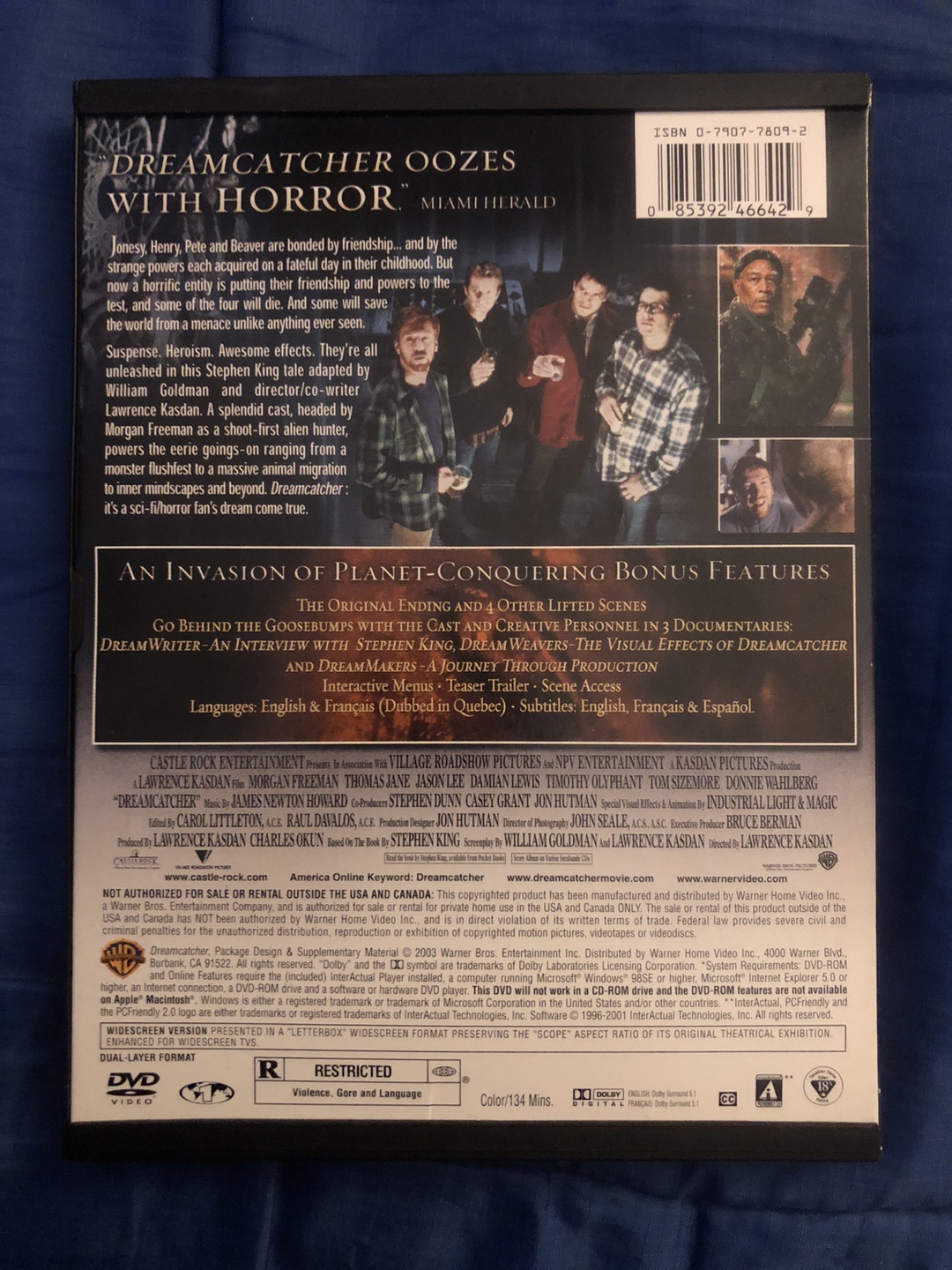 Dreamcatcher DVD Widescreen Edition - photo 4