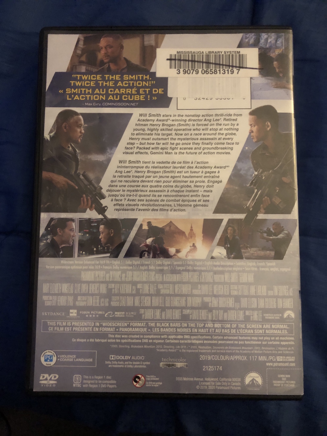 Gemini Man DVD - Will Smith - photo 3