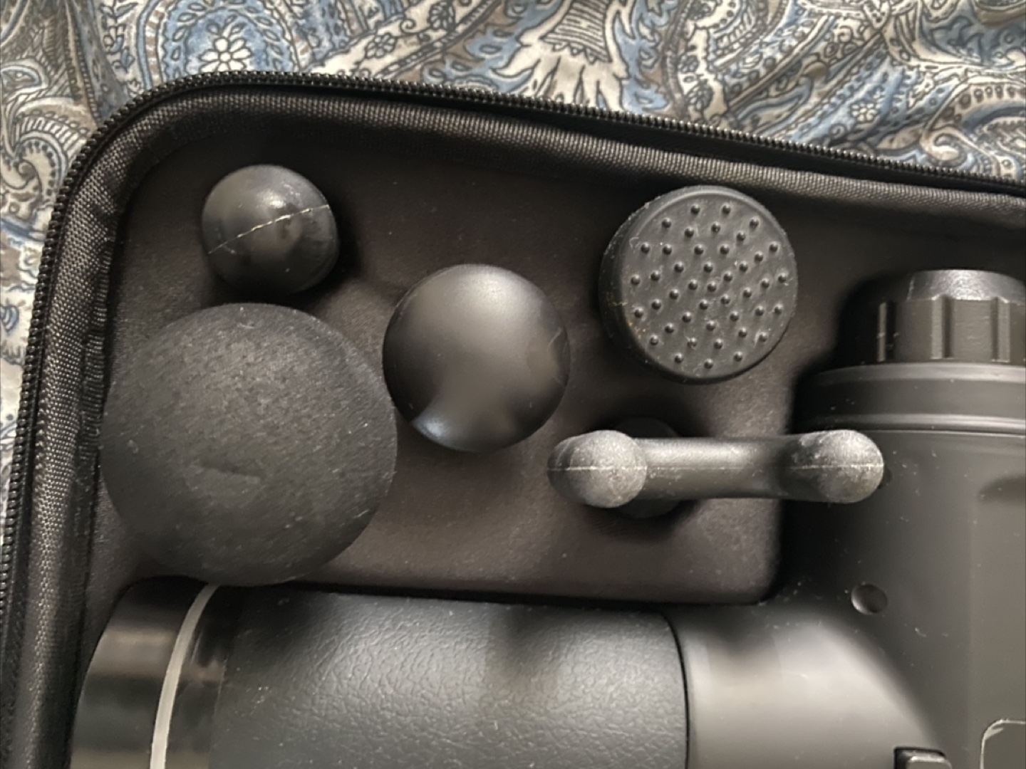 Massage gun with attachment s - photo 4