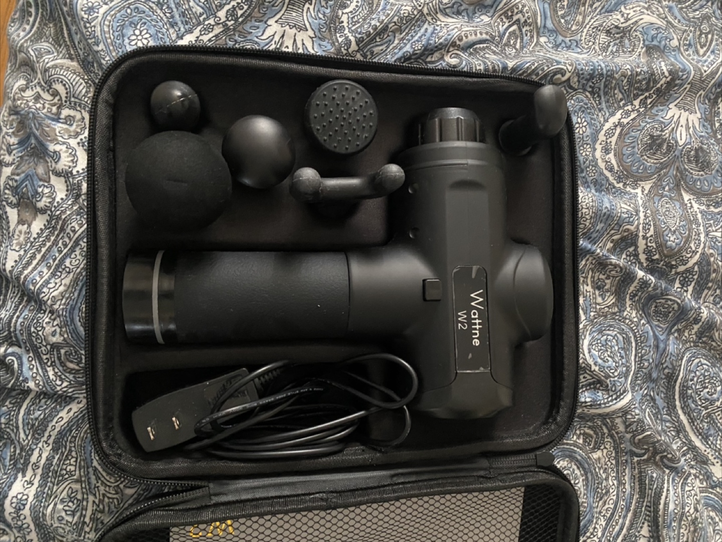 Massage gun with attachment s - photo 3