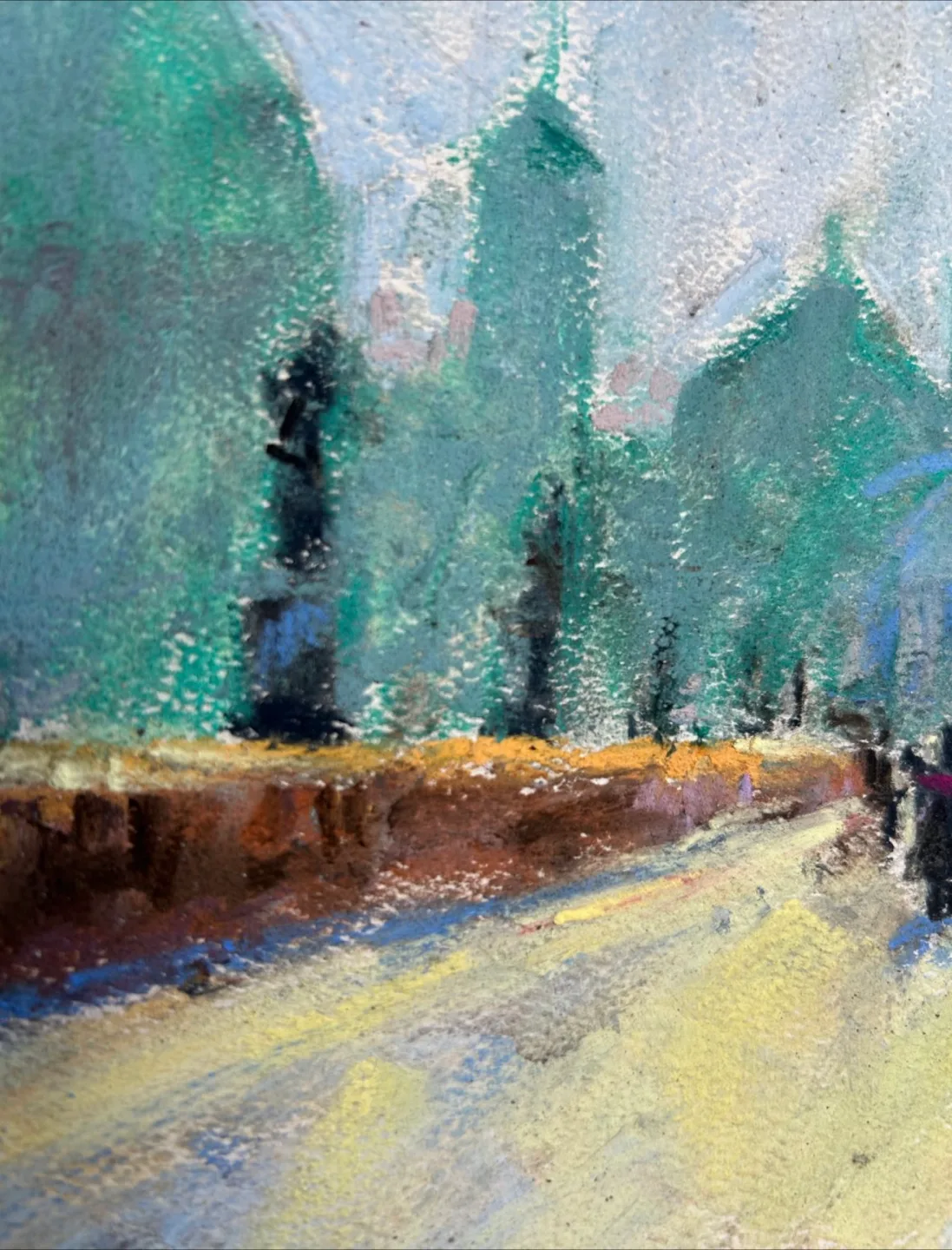 “Misty” Original pastel painting image indicator(4)