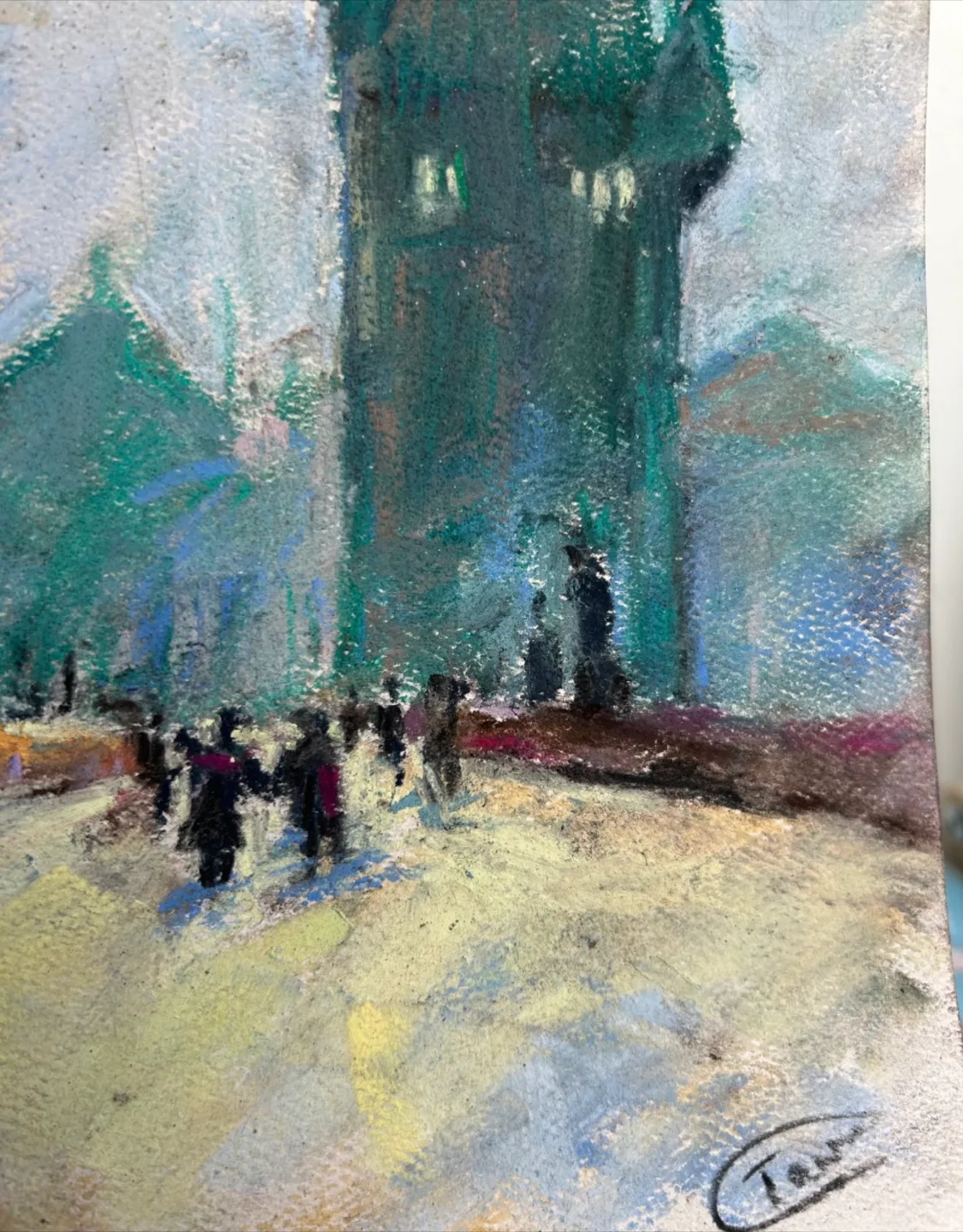 “Misty” Original pastel painting image indicator(5)